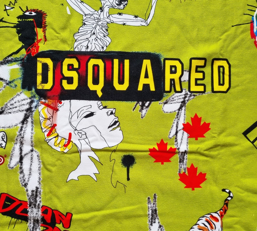 Dsquared2 - TOALLA ESTAMPADA VERDE