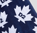 Dsquared2 TOALLA CON ESTAMPADO DE HOJA MAPLE