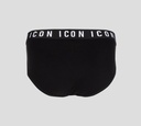 Dsquared2 - INTERIOR NEGRO CON LETRAS ICON