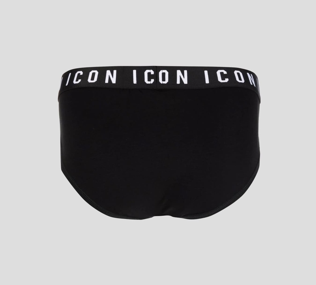 Dsquared2 - INTERIOR NEGRO CON LETRAS BLANCAS