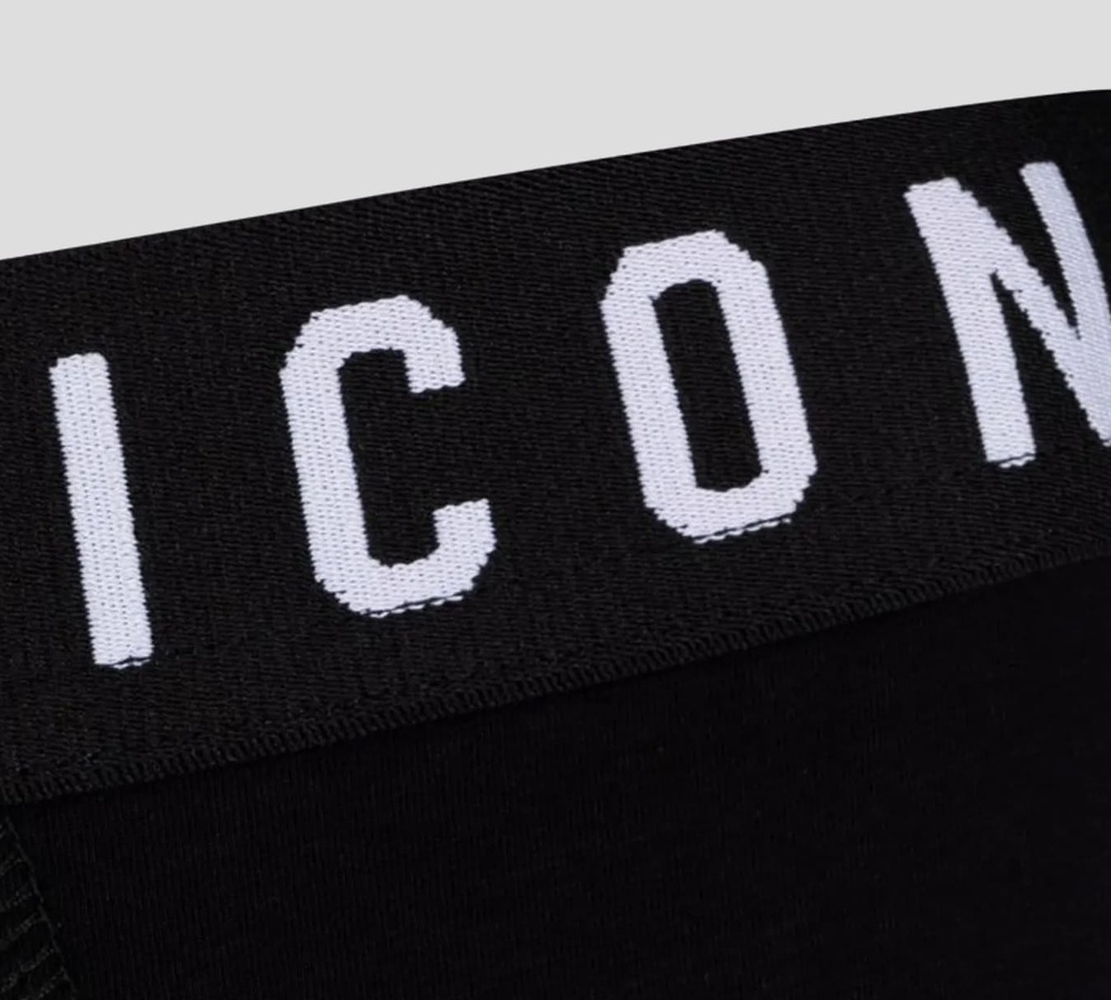Dsquared2 - INTERIOR NEGRO CON LETRAS BLANCAS