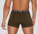 Dsquared2 - BOXER CORTO VERDE, CON LETRAS ICON