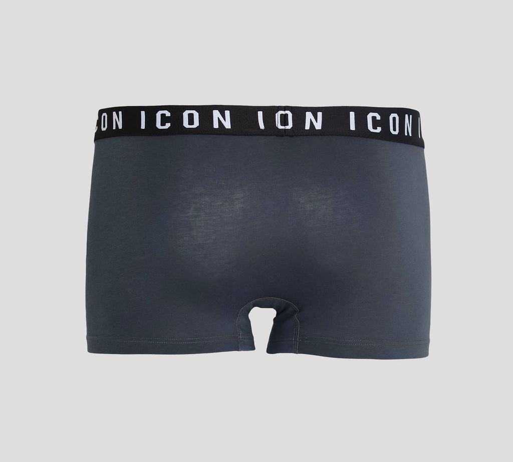 Dsquared2 - BOXER CORTO GRIS, LETRAS ICON