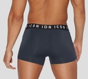 Dsquared2 - BOXER CORTO GRIS, LETRAS ICON