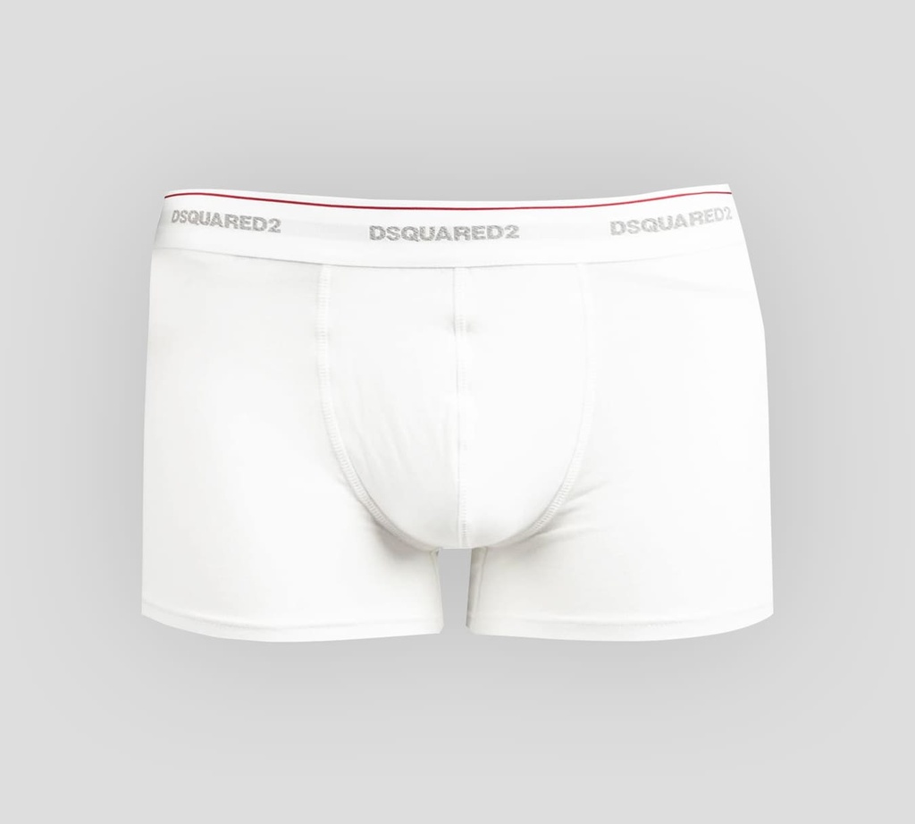 Dsquared2 - TRIO DE BOXERS CORTOS BLANCOS