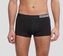 Dsquared2 - BOXER CORTO NEGRO CON LETRAS AL COSTADO