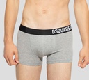 Dsquared2 - BOXER CORTO, GRIS, CON LETRAS AL COSTADO