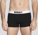 Dsquared2 - BOXER CORTO NEGRO CON INICIALES DE MARCA