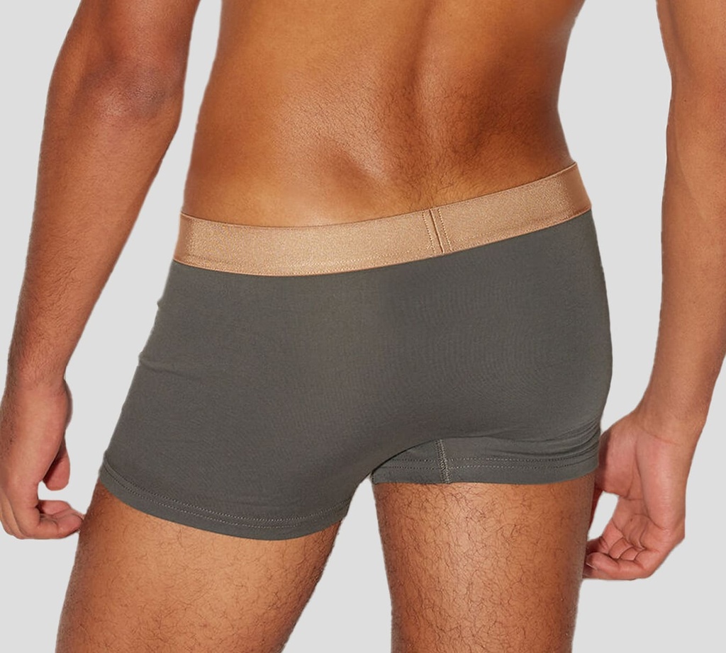 Dsquared2 - BOXER CORTO VERDE Y DORADO
