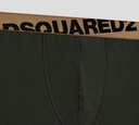 Dsquared2 - BOXER CORTO VERDE Y DORADO