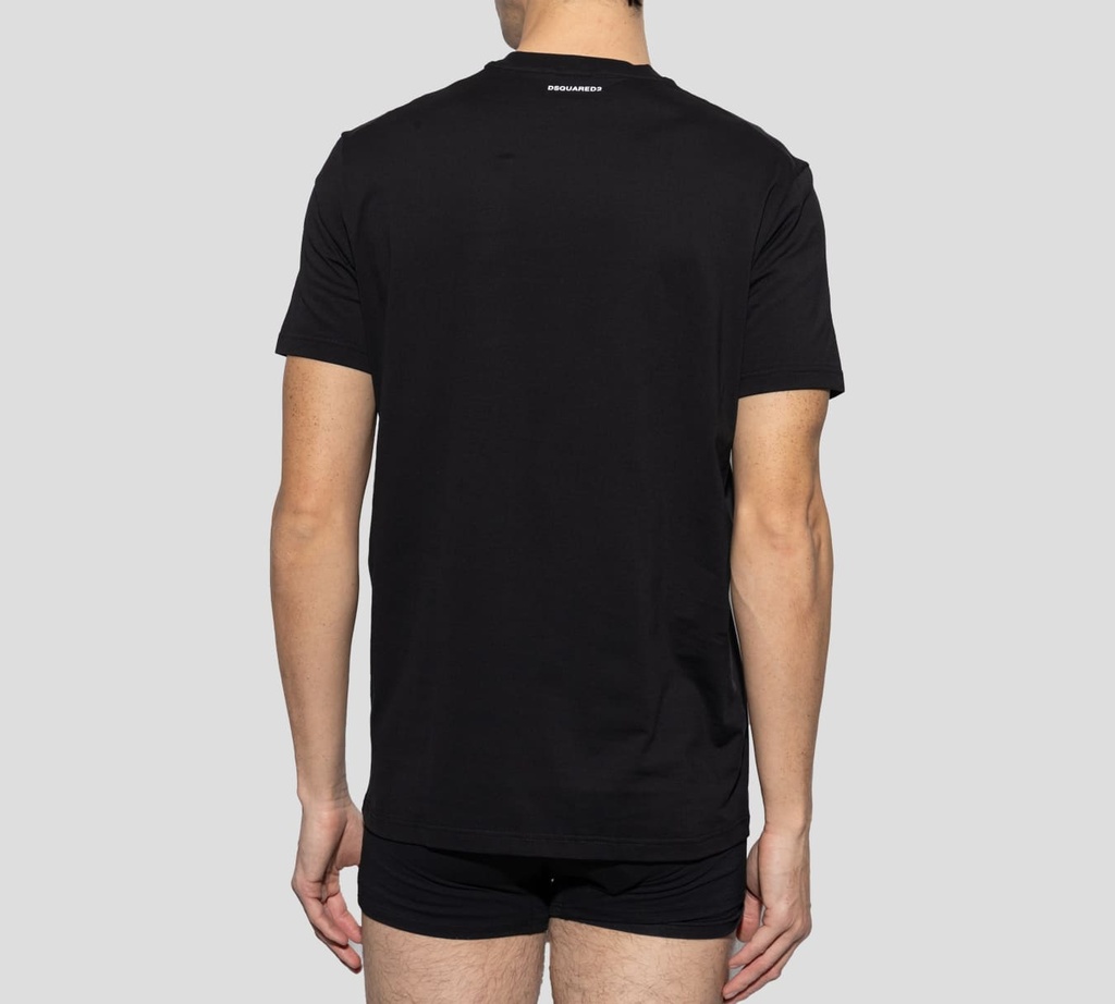 Dsquared2 - TRI PACK DE FRANELAS CUELLO REDONDO EN COLOR NEGRO, BLANCO Y GRIS