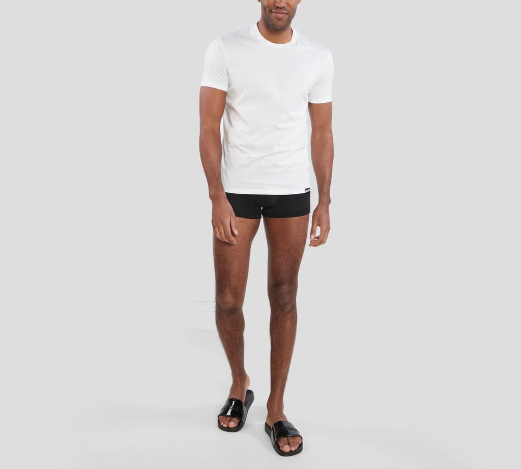 Dsquared2 - TRI PACK DE FRANELAS CUELLO REDONDO EN COLOR NEGRO, BLANCO Y GRIS
