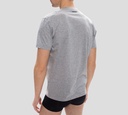 Dsquared2 - TRIO DE FRANELAS CUELLO V, NEGRO, BLANCO Y GRIS