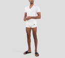 Dsquared2 - TRIO DE FRANELAS CUELLO V, NEGRO, BLANCO Y GRIS