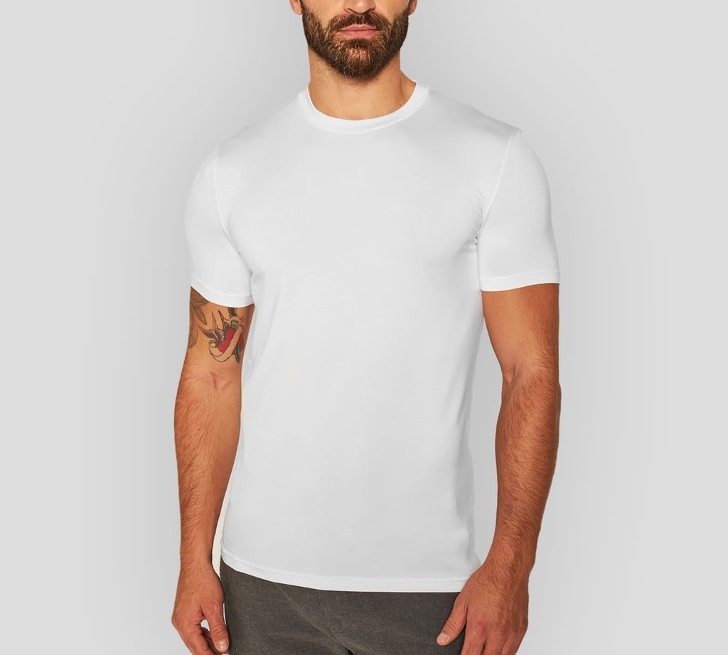 Dsquared2 - DUO DE FRANELAS BASICAS MANGA CORTA, BLANCA