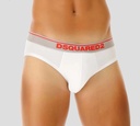 Dsquared2 - DUO DE INTERIORES BLANCOS CON LETRAS ROJAS