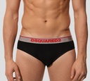 Dsquared2 - DUO DE INTERIORES NEGROS CON LETRAS ROAS