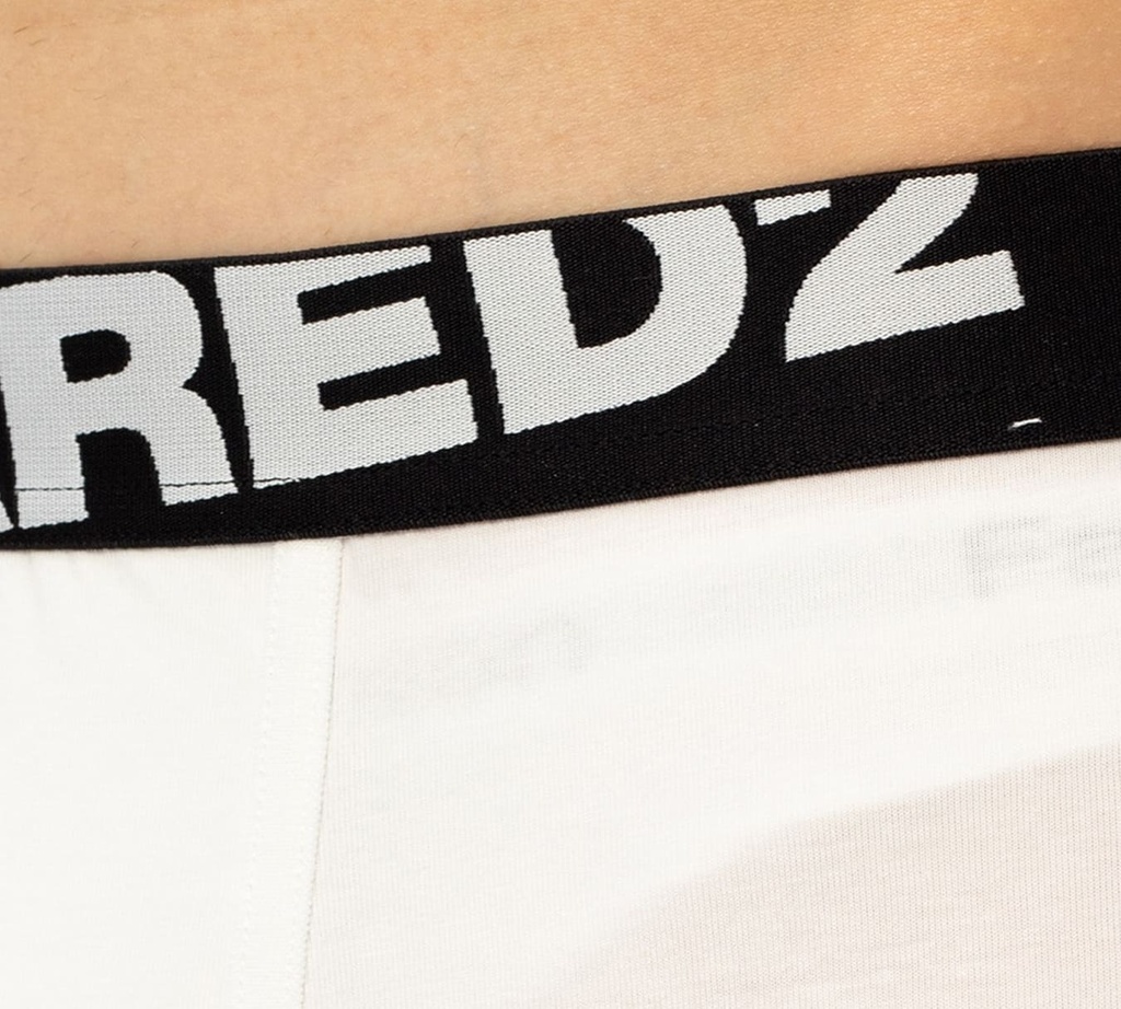 Dsquared2 - DUO DE BOXERS CORTOS BLANCOS