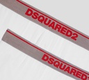 Dsquared2 - DUO DE BOXERS CORTOS, BLANCOS CON LETRAS ROJAS