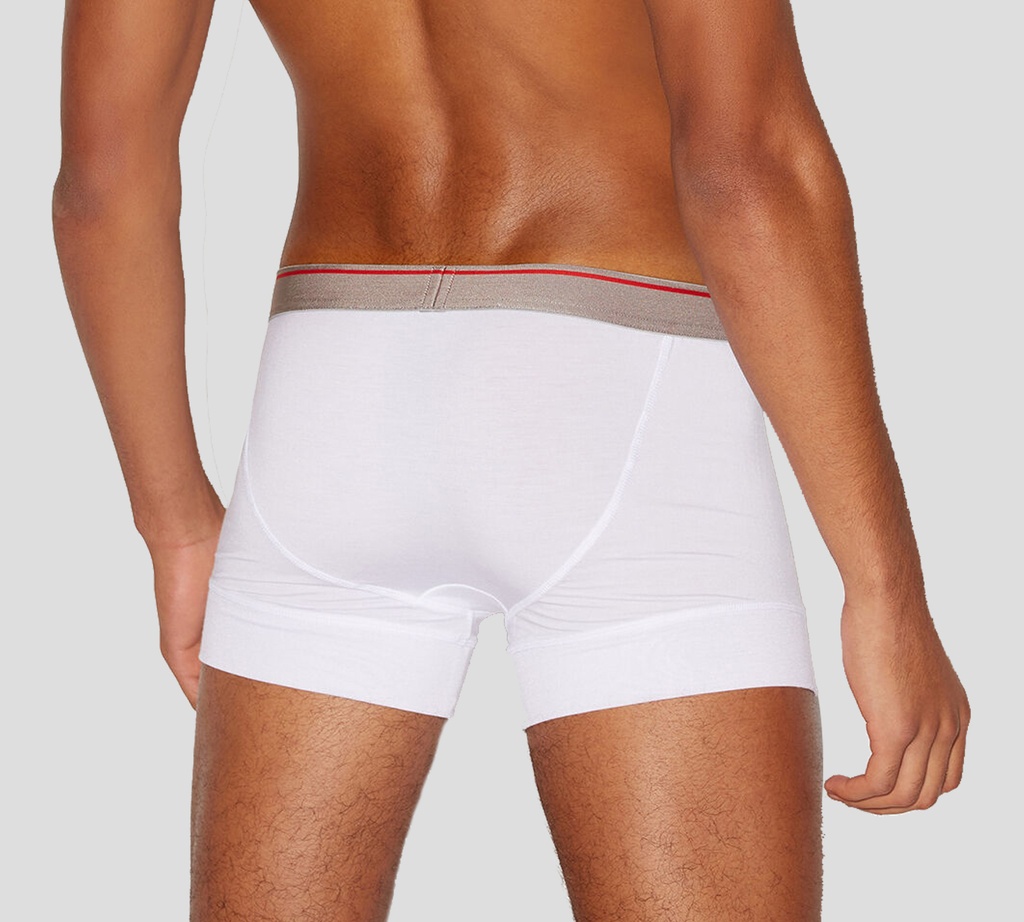 Dsquared2 - DUO DE BOXERS CORTOS, BLANCOS CON LETRAS ROJAS