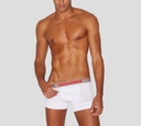 Dsquared2 - DUO DE BOXERS CORTOS, BLANCOS CON LETRAS ROJAS