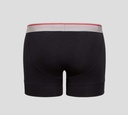 Dsquared2 - DUO DE BOXERS CORTOS, NEGROS CON LETRAS ROJAS