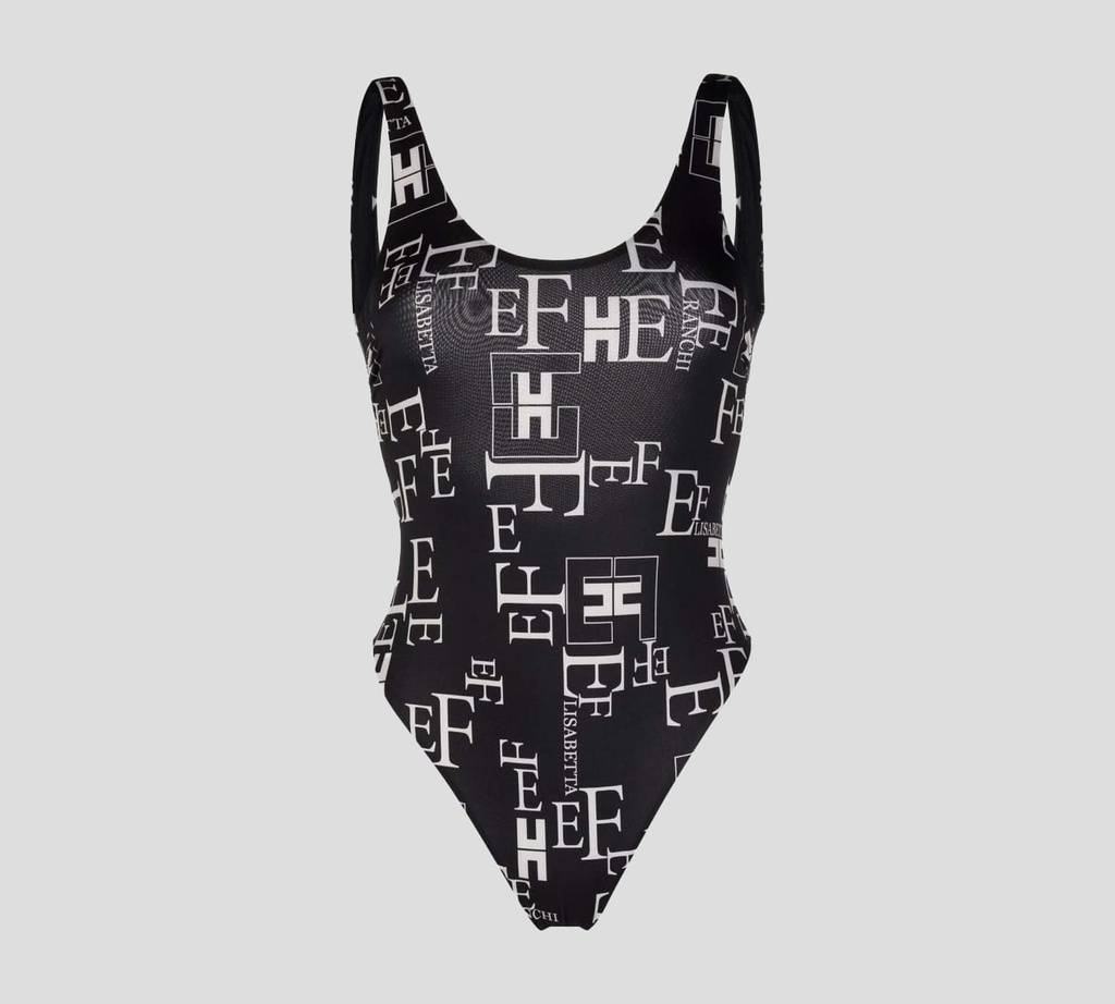 Elisabetta Franchi - TRAJE DE BAÑO ENTERO CON ESTAMPADO DE LOGO