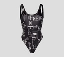 Elisabetta Franchi - TRAJE DE BAÑO ENTERO CON ESTAMPADO DE LOGO