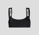 Moschino - TOP DE BIKINI CON BANDAS ELÁSTICAS SOBRE LOS HOMBROS