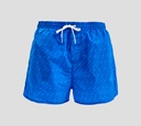 Dsquared2 - SHORT DE PLAYA MIDI CON PATRÓN DE LOGO MONOCROMÁTICO