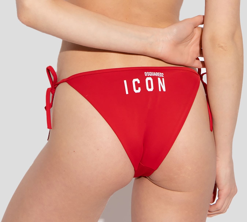 Dsquared2 - PANTY DE BIKINI ICON AJUSTABLE A LOS LATERALES