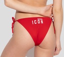 Dsquared2 - PANTY DE BIKINI ICON AJUSTABLE A LOS LATERALES