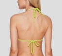 Dsquared2 - TOP DE TRAJE DE BAÑO VERDE ESTILO TRIANGULO, ESTAMPADO DEAN & DAN
