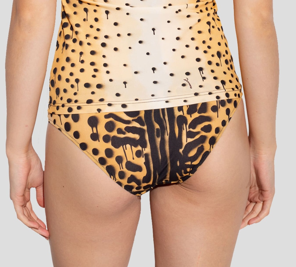 Dsquared2 - PANTY NEGRA Y DORADA