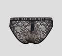 Dsquared2 - PANTY ICON DE ENCAJE NEGRO