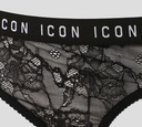 Dsquared2 - PANTY ICON DE ENCAJE NEGRO