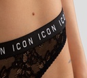 Dsquared2 - PANTY CON ENCAJE NEGRO