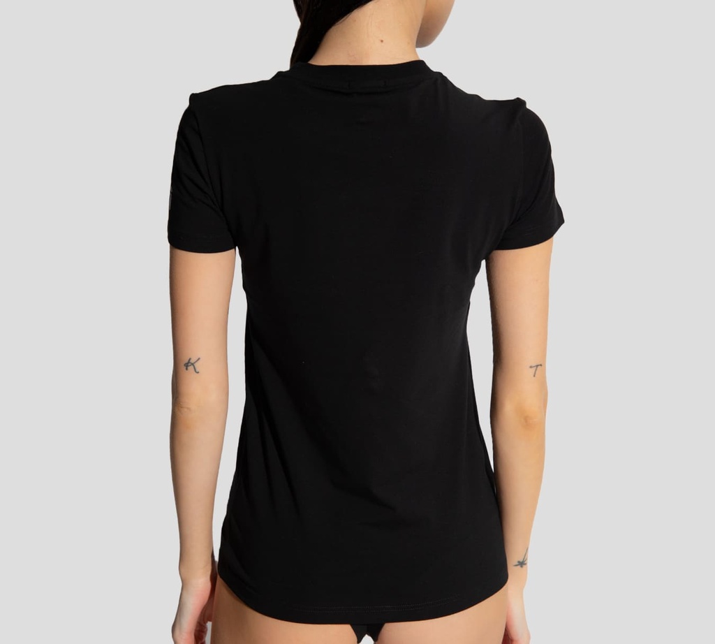 Dsquared2 - FRANELA CUELLO REDONDO , NEGRA