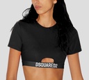 Dsquared2 - TOP MANGA CORTA, NEGRO