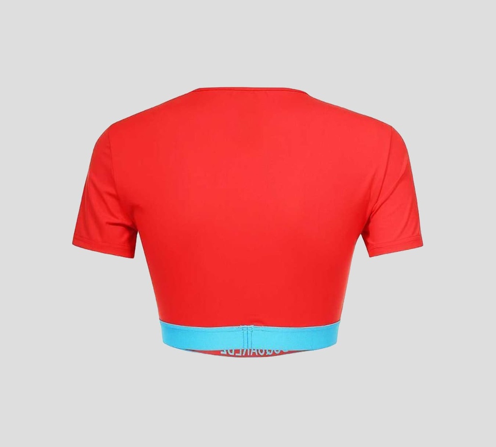 Dsquared2 - TOP MANGA CORTA, Y ROJO AZUL