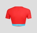 Dsquared2 - TOP MANGA CORTA, Y ROJO AZUL