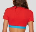 Dsquared2 - TOP MANGA CORTA, Y ROJO AZUL