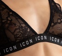 Dsquared2 - SOSTEN ICON ESTILO TRIANGULO DE ENCAJE NEGRO