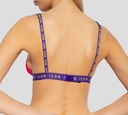 Dsquared2 - SOSTEN ICON ESTILO TRIANGULO DE ENCAJE FUCSIA
