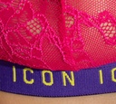 Dsquared2 - SOSTEN ICON ESTILO TRIANGULO DE ENCAJE FUCSIA