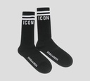 Dsquared2 - MEDIAS NEGRAS CON ICON BLANCO