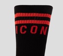 Dsquared2 - MEDIAS MID, NEGRO Y ROJO