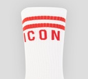 Dsquared2 - MEDIAS MID, BLANCO Y ROJO