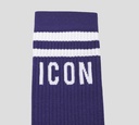 Dsquared2 - MEDIAS MORADAS CON ICON BLANCO