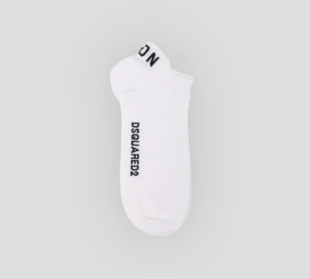 Dsquared2 - MEDIAS TOBILLERAS BLANCAS